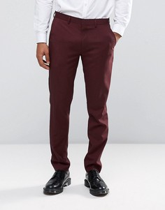 Меланжевые брюки зауженного кроя Only & Sons - Красный
