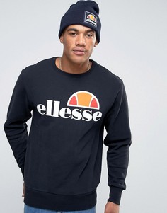Свитшот с классическим логотипом Ellesse - Черный