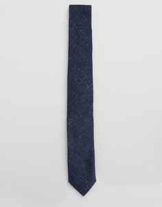 Льняной галстук Noak - Темно-синий