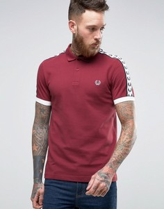 Темно-бордовая футболка-поло Fred Perry Sports Authentic - Красный