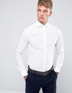Строгая рубашка зауженного кроя с длинными рукавами Jack &amp; Jones Premium - Белый