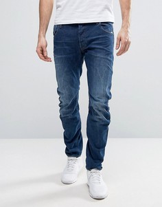 Узкие выбеленные джинсы G-Star BeRAW Arc 3D - Синий