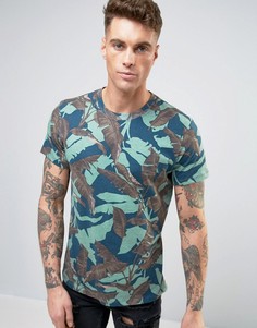 Футболка камуфляжной расцветки Diesel T-JOE-MG - Зеленый
