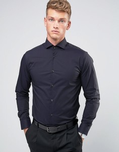 Строгая рубашка зауженного кроя с длинными рукавами Jack &amp; Jones Premium - Темно-синий