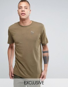 Oversize-футболка цвета хаки Puma эксклюзивно для ASOS - Зеленый
