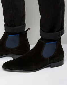 Замшевые ботинки челси Dune Martime - Черный