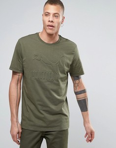 Oversize-футболка цвета хаки Puma эксклюзивно для ASOS - Зеленый