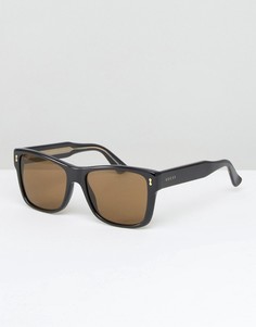 Солнцезащитные очки в квадратной оправе Gucci - Черный
