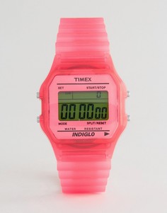 Розовые цифровые часы Timex - Розовый