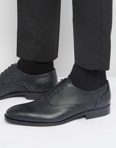 Броги-оксфорды с зернистой отделкой Paul Smith Gilbert - Черный