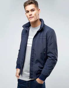 Нейлоновая куртка-пилот со скрытым капюшоном Tommy Hilfiger Rick - Темно-синий