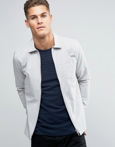 Куртка слим на молнии премиум-класса Jack &amp; Jones - Серый