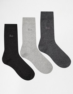 Комплект из 3 носков Pringle Endrick - Серый