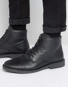Утепленные кожаные ботинки Jack &amp; Jones Gobi - Черный