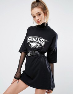 Платье-футболка PrettyLittleThing - Черный