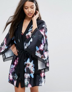 Кимоно Ted Baker Ethereal Posey - Черный