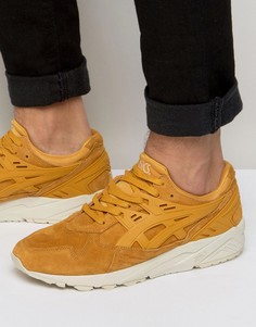 Желтые замшевые кроссовки Asics Gel-Kayano H6M2L 3131 - Желтый