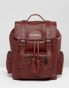 Мешковатый кожаный рюкзак Dr Martens - Коричневый