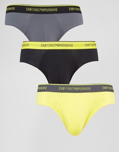 3 пары трусов Emporio Armani - Черный