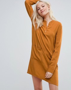 Платье с пуговицами Vila - Рыжий