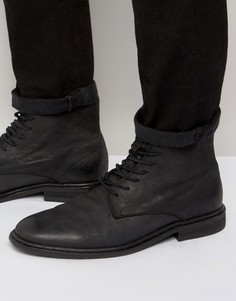 Кожаные ботинки AllSaints - Черный