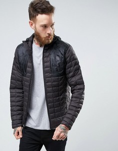 Стеганая черная куртка с капюшоном The North Face Thermoball Plus - Черный