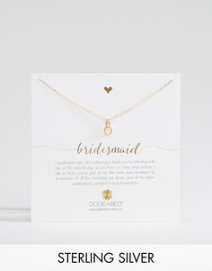 Позолоченное ожерелье Dogeared Bridesmaid - Золотой