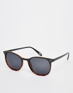 Круглые солнцезащитные очки Hollister - Коричневый