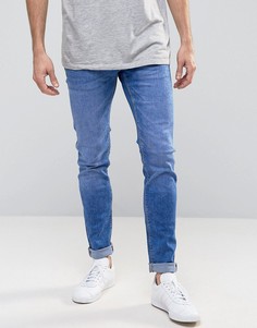 Стретчевые зауженные джинсы Celio - Синий