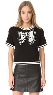 Топ с короткими рукавами Boutique Moschino