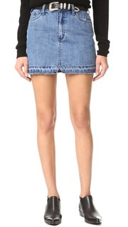 Мини-юбка Step Up из денима Free People