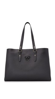 Объемная сумка с короткими ручками Versace