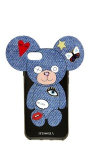 Чехол Teddy Jeans с нашивками для iPhone 7 Iphoria