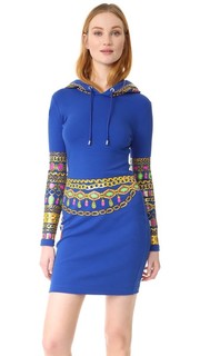 Платье с капюшоном Moschino