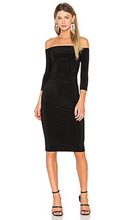 Off shoulder shirred dress - Norma Kamali
