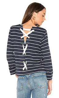 Dune stripe lace up back top - Splendid