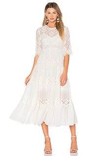 Oleander diamond lace tier dress - Zimmermann
