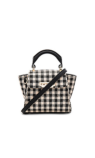 Eartha iconic mini gingham straw top handle - Zac Zac Posen