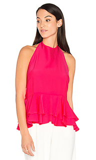 Halter ruffle tank - MILLY