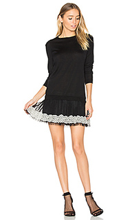 Long sleeve tulle mini dress - Red Valentino