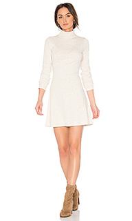 Rib funnel neck dress - MINKPINK