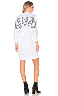Light brushed molleton mini dress - Kenzo
