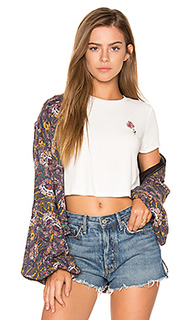 Soft printed balloon sleeve jacket - Free People