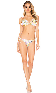 Valour embroidered frill bikini set - Zimmermann