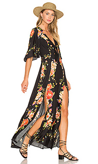 Slit maxi dress - FARM