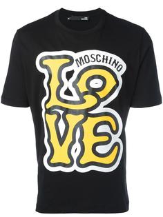 logo print T-shirt Love Moschino