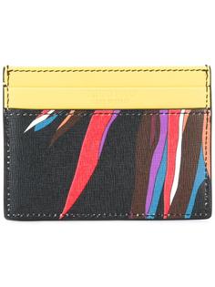 визитница с растительным принтом Emilio Pucci
