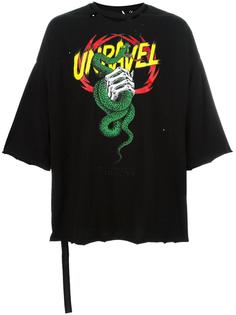 футболка с принтом логотипа Unravel Project