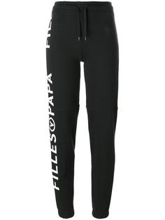 logo print sweatpants Filles A Papa