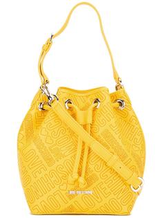 сумка на плечо с тисненым логотипом Love Moschino